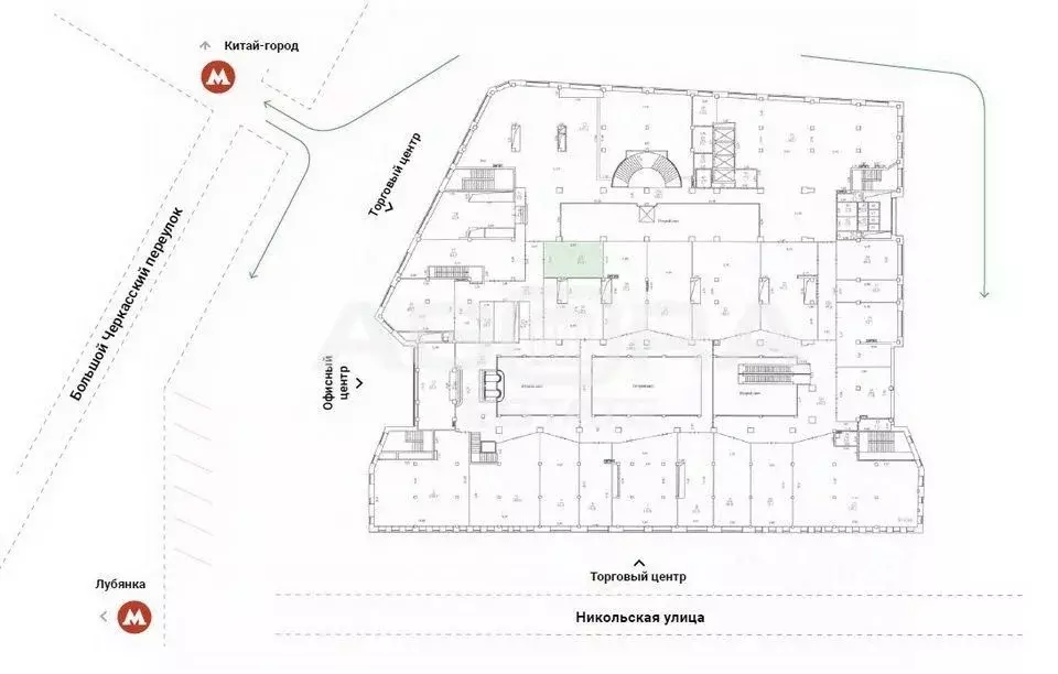 Помещение свободного назначения в Москва Никольская ул., 10 (48 м) - Фото 1