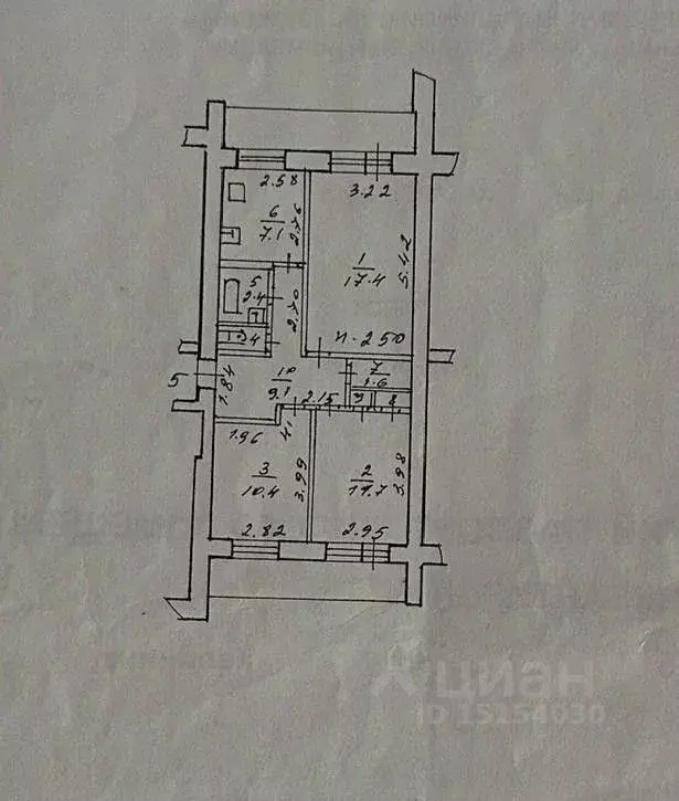 3-к кв. Хабаровский край, Хабаровск ул. Калинина, 5 (70.4 м) - Фото 2