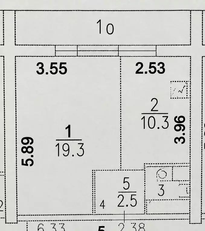 1-к кв. Москва Зеленоградская ул., 35К2 (34.9 м) - Фото 2