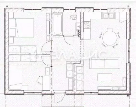 Дом в Калининградская область, Гурьевский муниципальный округ, пос. ... - Фото 2