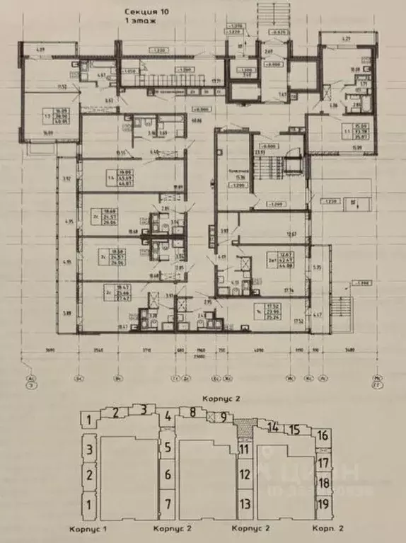 Студия Санкт-Петербург аллея Арцеуловская, 23к1 (23.8 м) - Фото 2