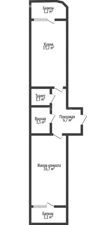 1-комнатная квартира: Краснодар, Душистая улица, 54/А (44.3 м) - Фото 0