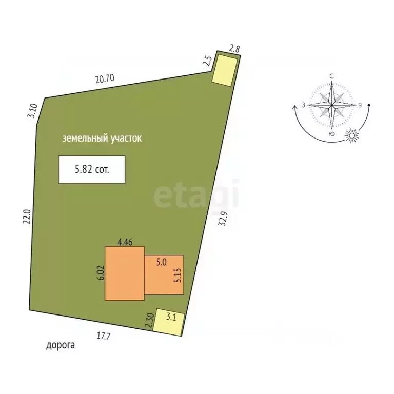 Дом в Краснодарский край, Новороссийск Интернациональная ул., 76/36 ... - Фото 2