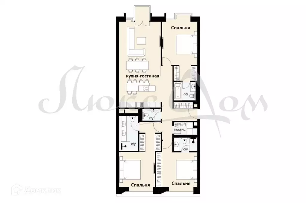 Продаётся 4-к квартира, 137.2 м - Фото 1