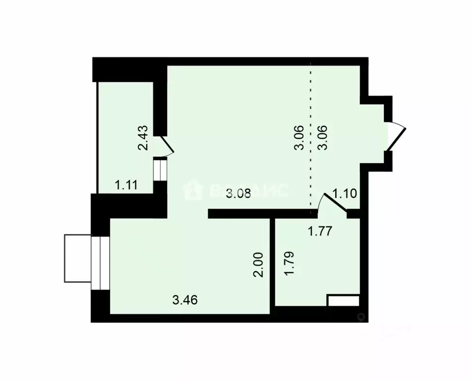 Студия Москва Ленинградское ш., 228к3 (23.2 м) - Фото 2