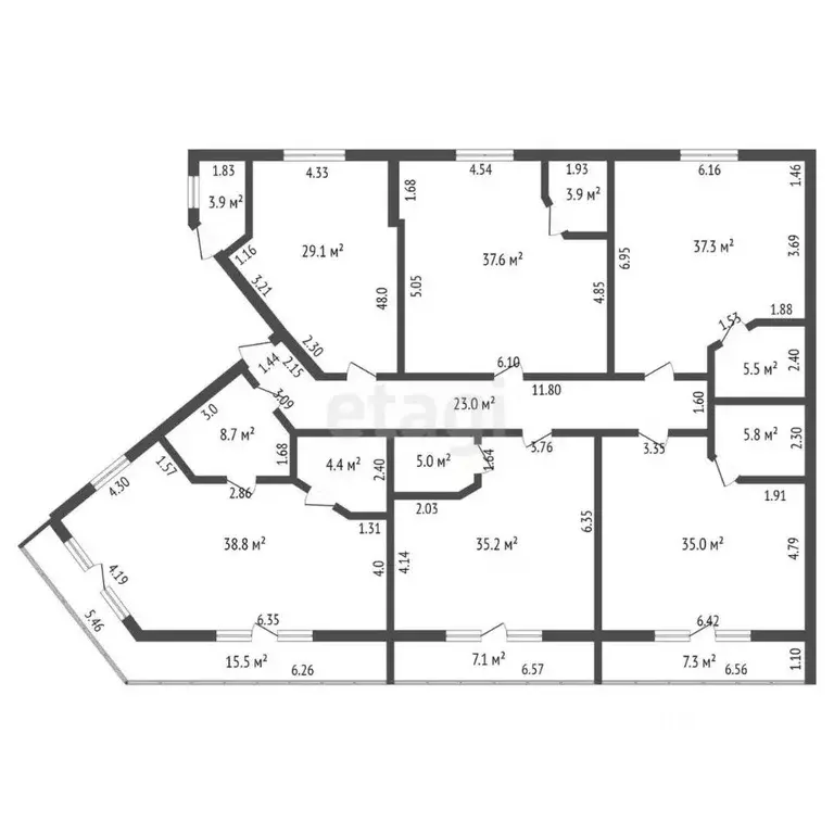 6-к кв. Крым, Ялта муниципальный округ, Отрадное пгт ш. Дражинского, ... - Фото 2