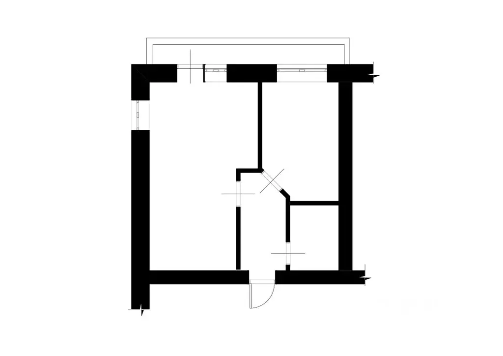 1-к кв. Нижегородская область, Нижний Новгород просп. Ленина, 45 (29.8 ... - Фото 2