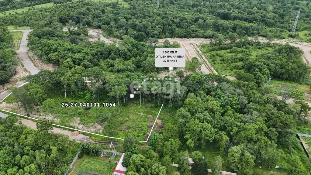 Участок в Приморский край, Артемовский городской округ, с. Ясное ул. ... - Фото 0
