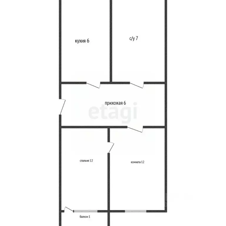 2-к кв. Краснодарский край, Горячий Ключ ул. Ленина, 155А (43.0 м) - Фото 1