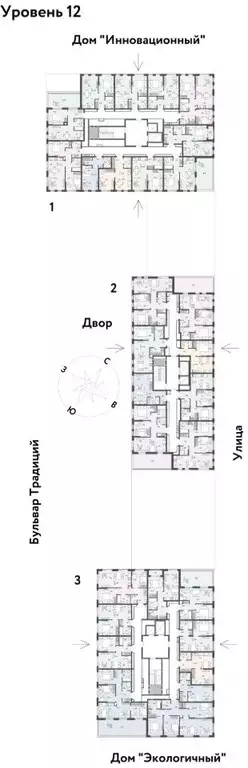 2-к кв. Тюменская область, Тюмень ул. Андрея Кореневского, 3к2 (55.56 ... - Фото 1