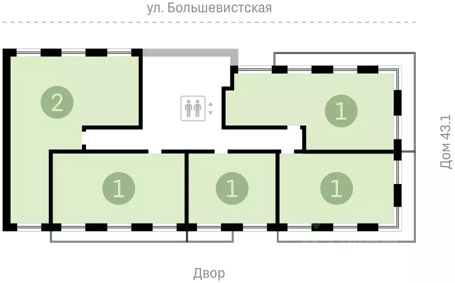 Студия Новосибирская область, Новосибирск Большевистская ул., 43/2С ... - Фото 1