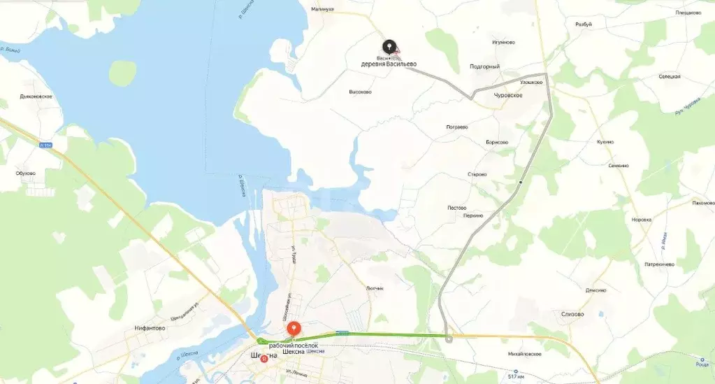 Участок в Вологодская область, Шекснинский муниципальный округ, д. ... - Фото 1