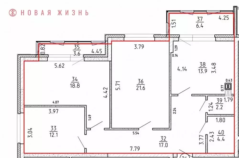 3-к кв. Самарская область, Самара проезд 4-й, 8А (90.0 м) - Фото 0