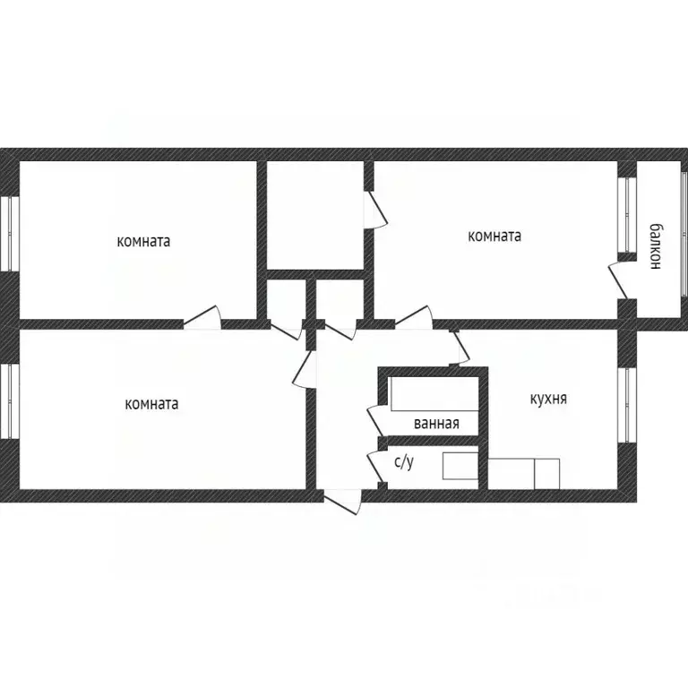 3-к кв. Свердловская область, Нижний Тагил ул. Удовенко, 10 (76.0 м) - Фото 2