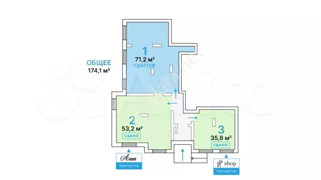 Свобод. назначения, 71.2 м на трафике - Фото 0