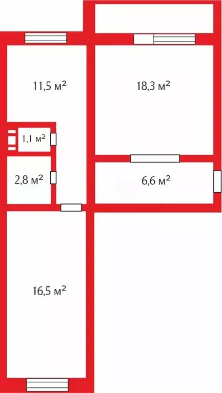 2-к кв. Челябинская область, Челябинск Ржевская ул., 37 (56.8 м) - Фото 1