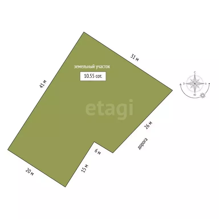 Дом в село Учебное, Приозёрная улица (118 м) - Фото 1