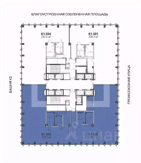 Помещение свободного назначения в Москва Старокалужское ш., 64С1 (299 ... - Фото 2