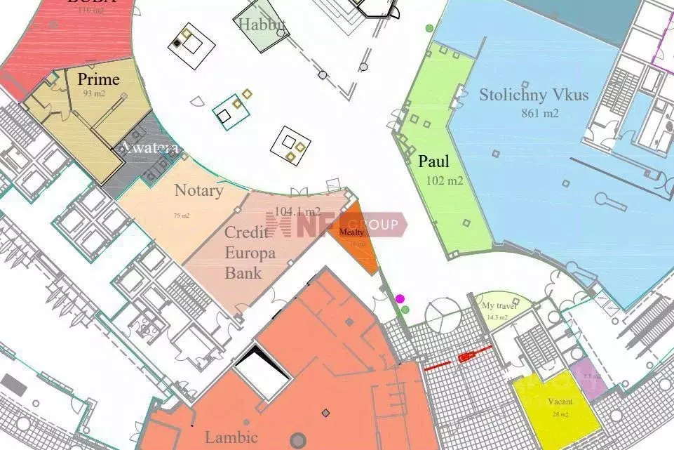 Торговая площадь в Москва наб. Пресненская, 10блокС (102 м) - Фото 2