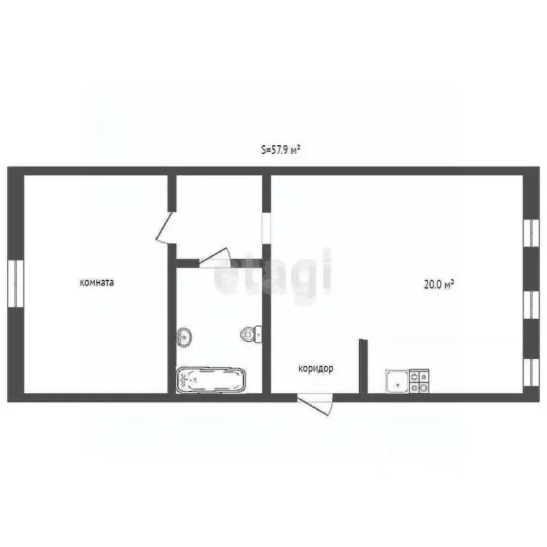 2-к кв. Калининградская область, Зеленоградск Курортный просп., 14 ... - Фото 2