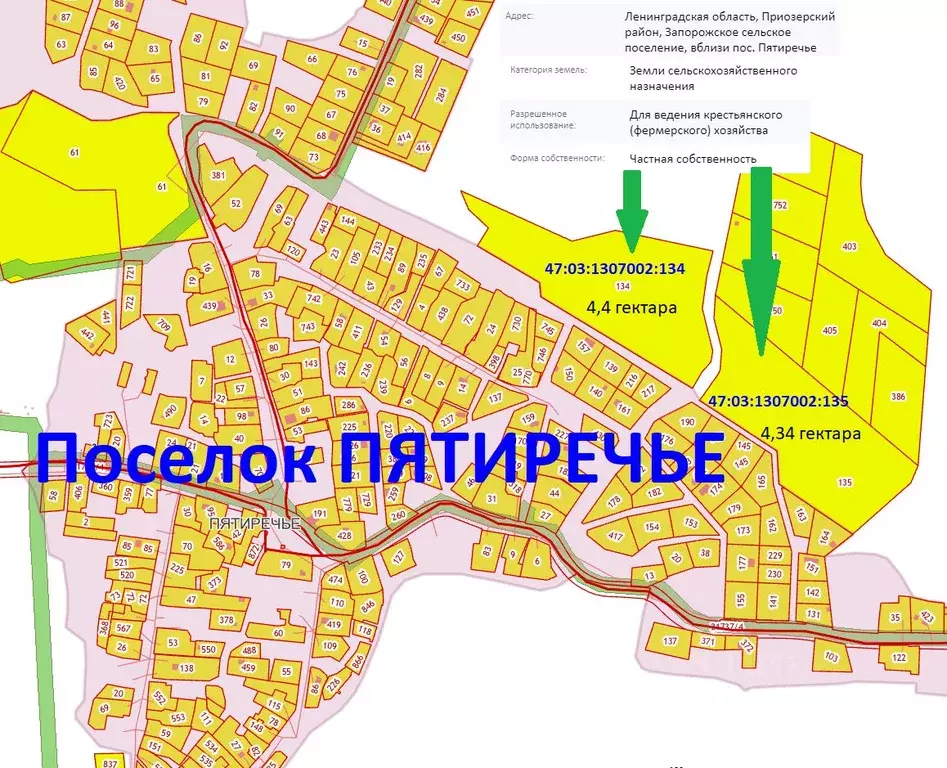 Поселок запорожское приозерский район карта