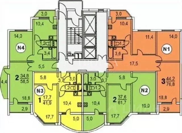 1-к кв. Москва Большая Очаковская ул., 1 (41.2 м) - Фото 2