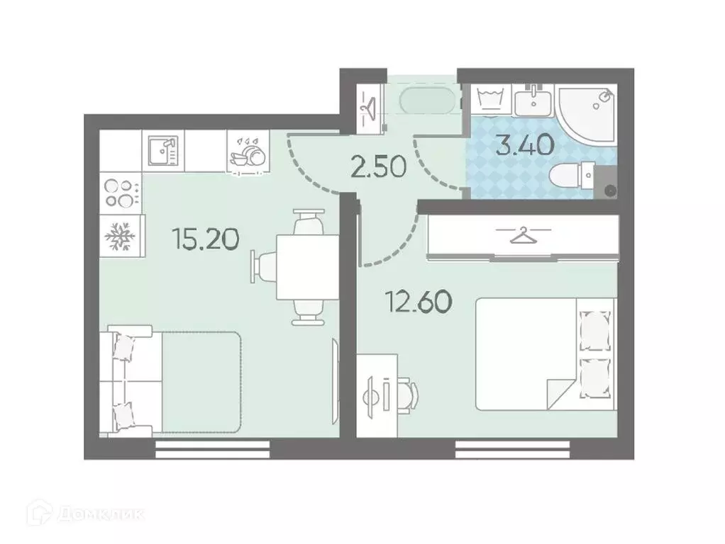 Продаётся 1-к квартира, 33 м - Фото 0