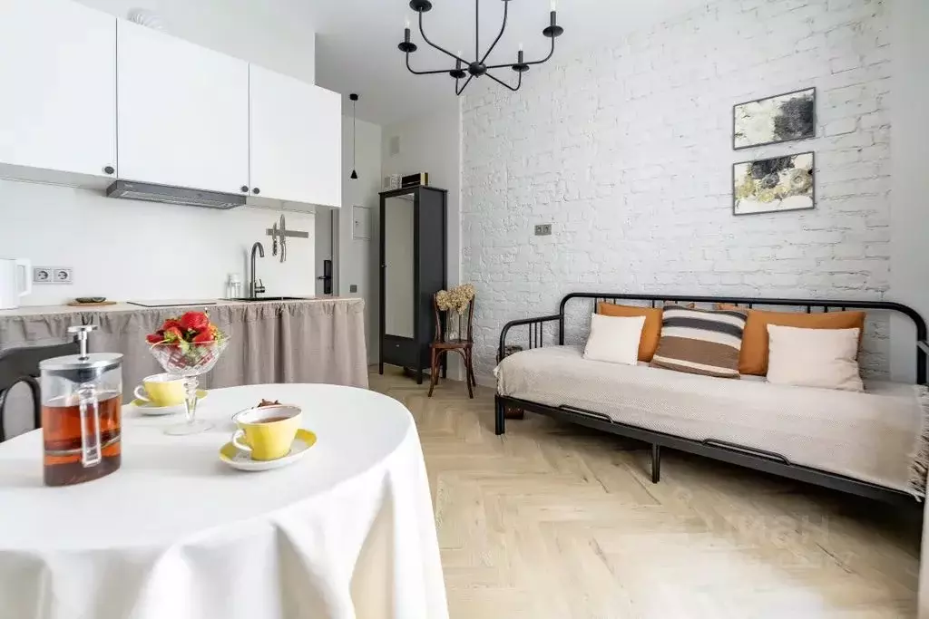Студия Санкт-Петербург Английский просп., 20 (14.0 м) - Фото 0