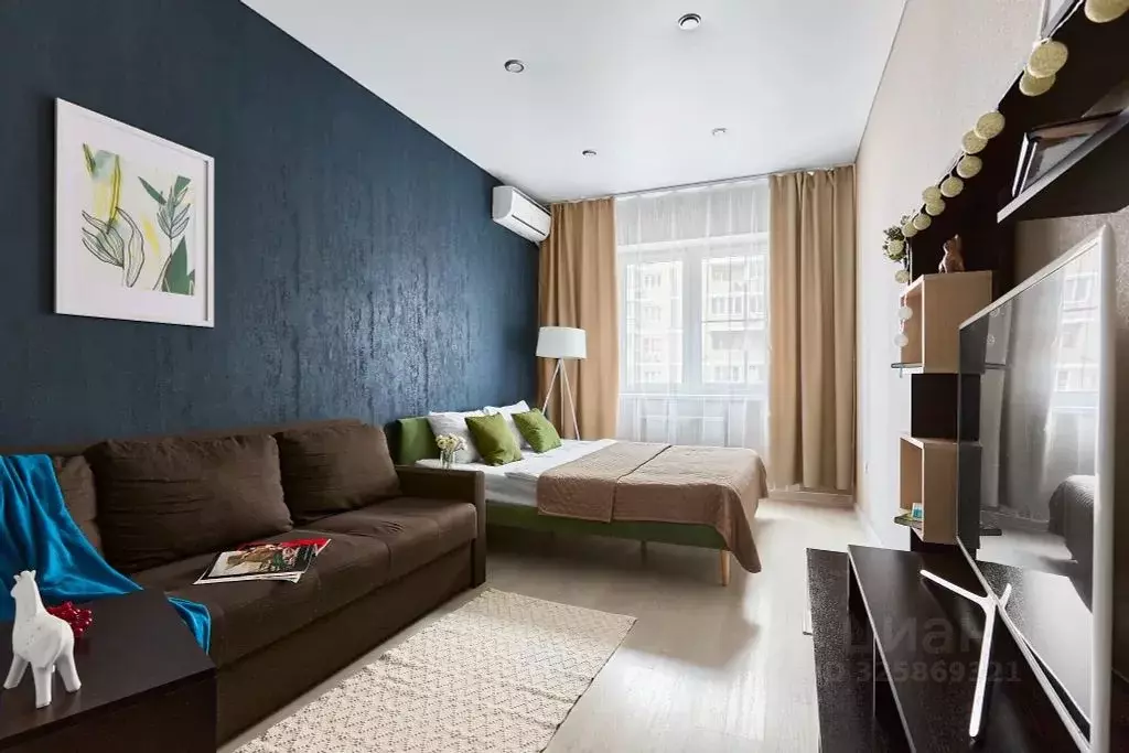 1-к кв. Краснодарский край, Краснодар Кореновская ул., 57к2 (37.0 м) - Фото 1