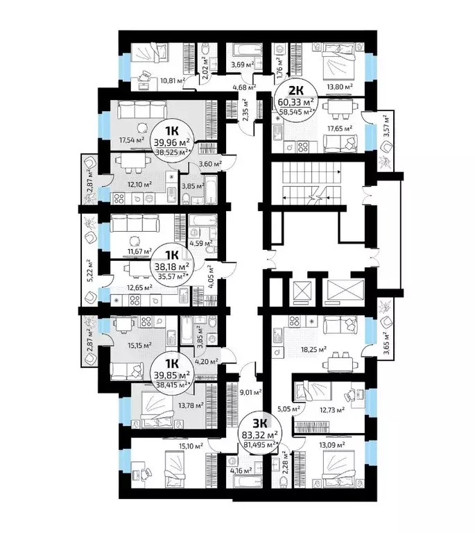 1-к кв. Самарская область, Самара пос. Мехзавод, Новая Самара мкр,  ... - Фото 2
