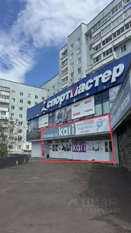 Торговая площадь в Иркутская область, Усть-Илимск просп. Мира, 5 (468 ... - Фото 1