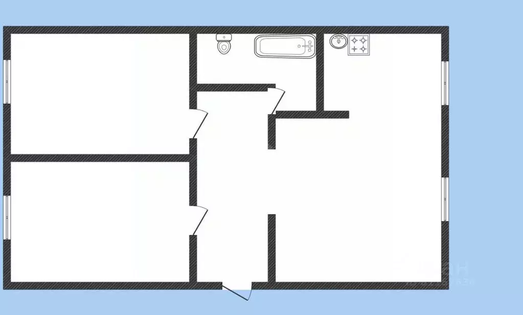 3-к кв. Иркутская область, Ангарск 18-й кв-л, 5 (65.9 м) - Фото 1