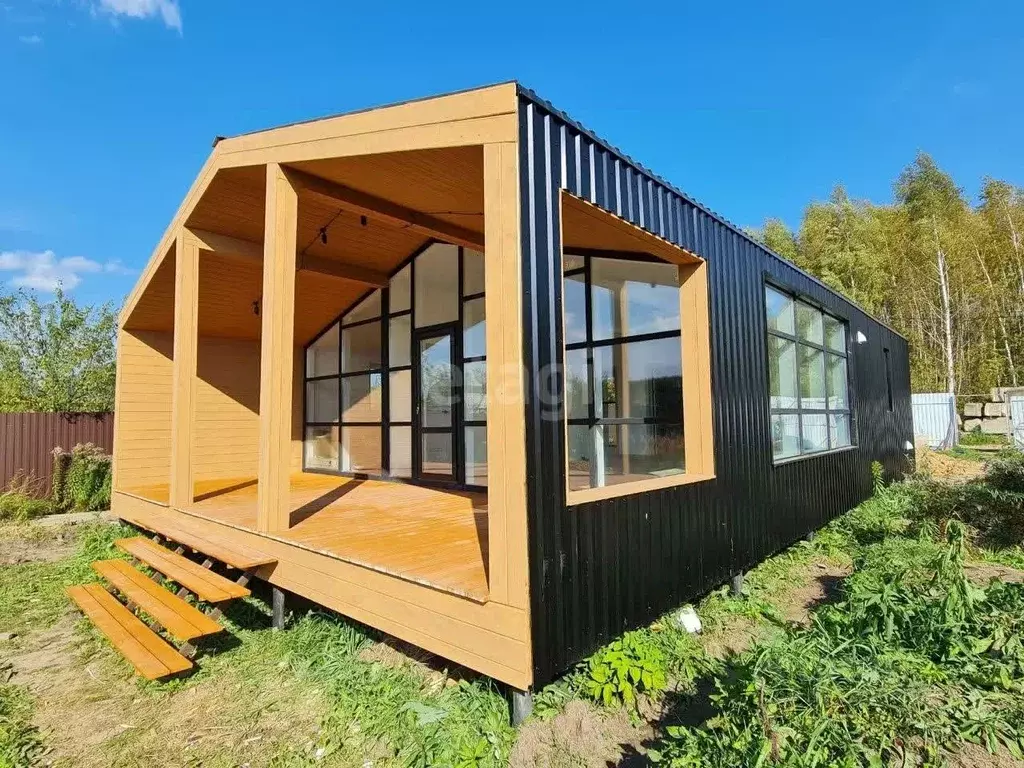 Дом в Калужская область, Ферзиковский район, Грабцево с/пос, Деревня ... - Фото 1