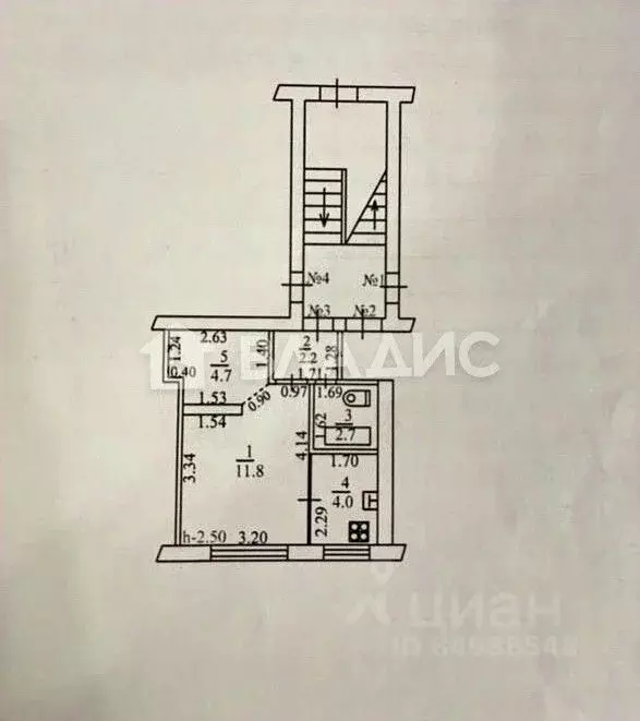 1-к кв. Краснодарский край, Новороссийск ул. Козлова, 80 (26.0 м) - Фото 1