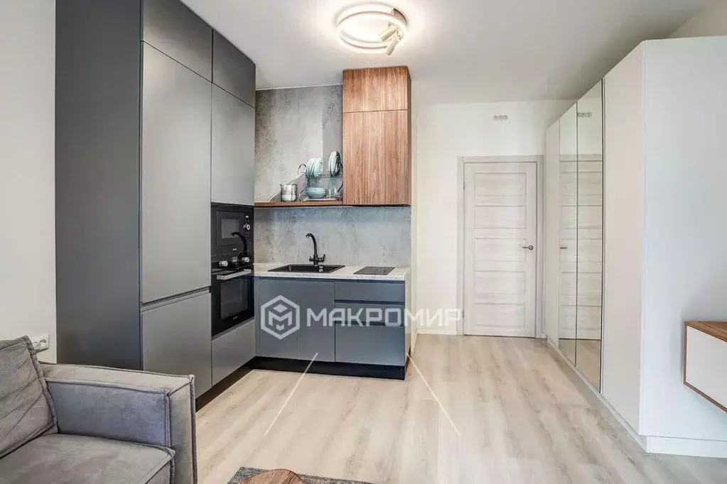 Студия Санкт-Петербург ул. Бабушкина, 53 (23.8 м) - Фото 1