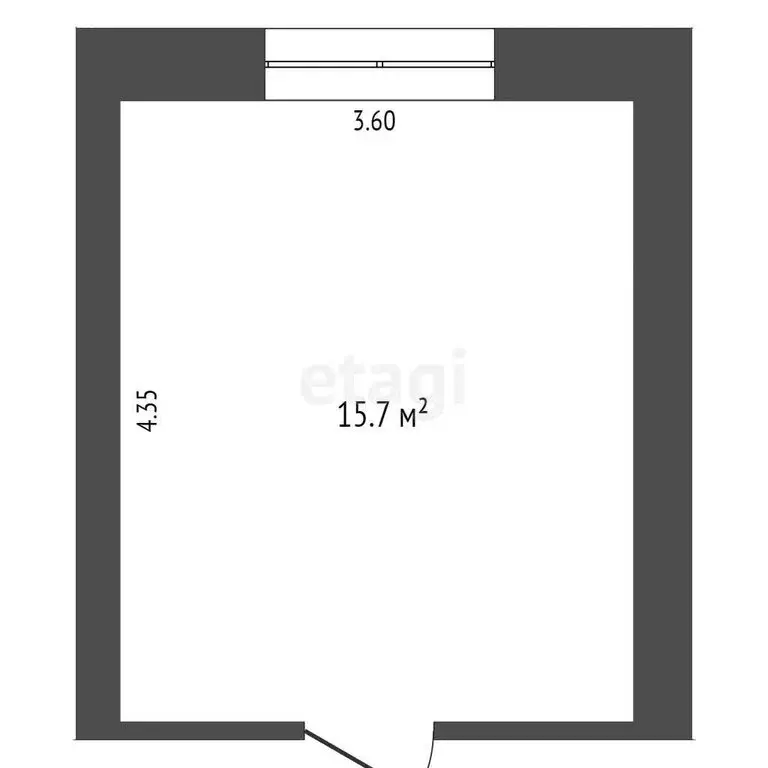 1к в 2-комнатной квартире (15.7 м) - Фото 1