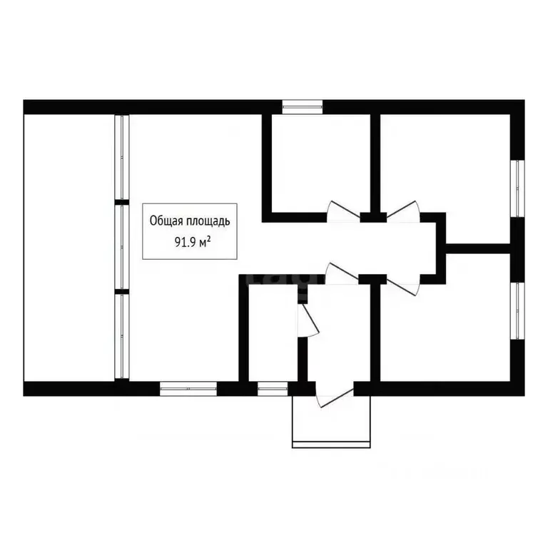 Дом в Новосибирская область, Коченево рп ул. Ермака (92 м) - Фото 1