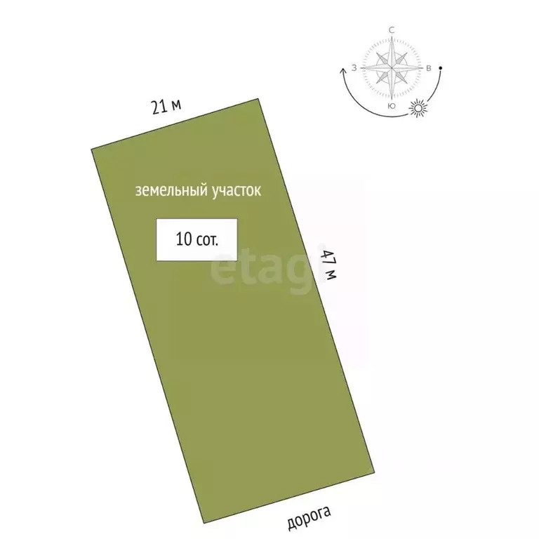 Участок в Тюменская область, Тюменский муниципальный округ, ... - Фото 2