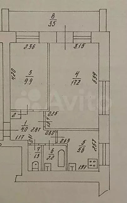 2-к. квартира, 44 м, 7/9 эт. - Фото 0