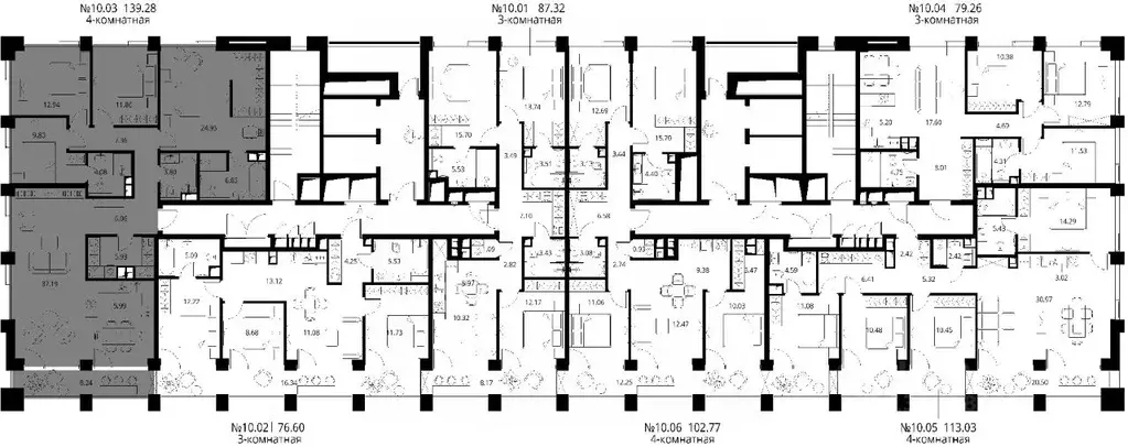 4-к кв. Москва Волоколамское ш., 95/1к10 (139.28 м) - Фото 2
