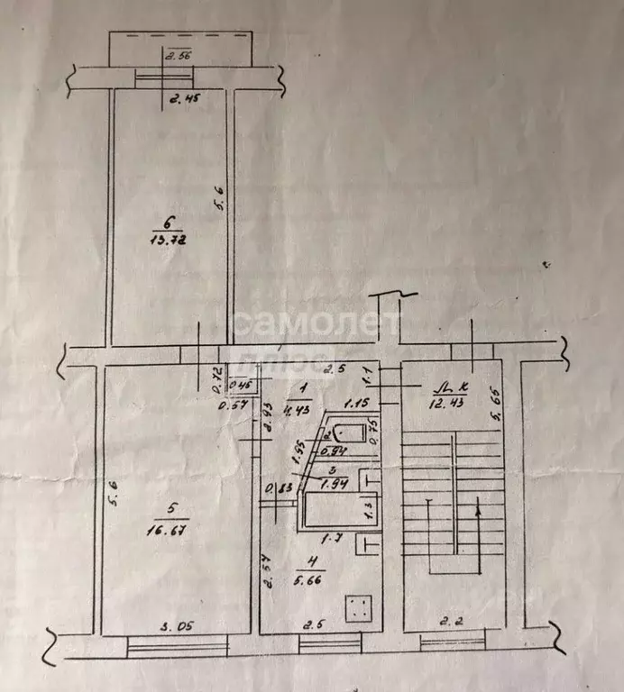 2-к кв. Краснодарский край, Апшеронск ул. Ленина, 31 (43.36 м) - Фото 2