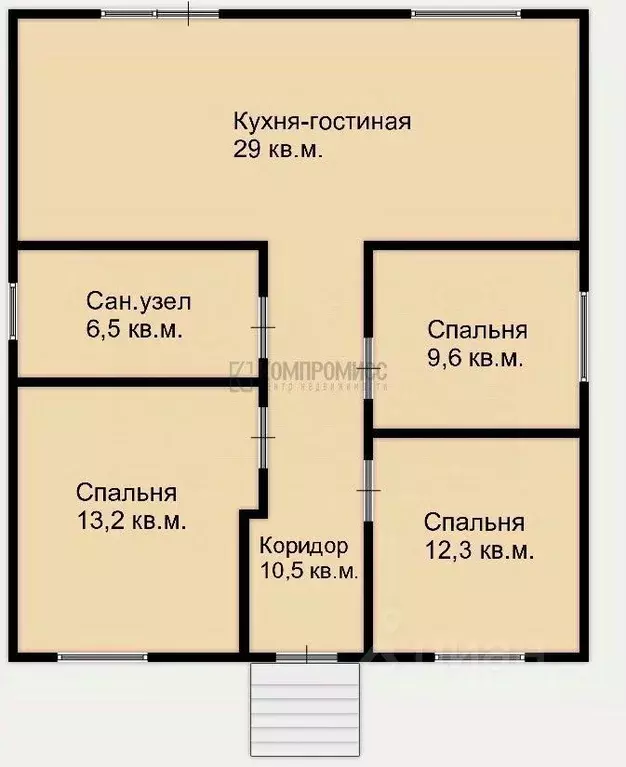 Дом в Краснодарский край, Северский район, Ильское городское ... - Фото 1