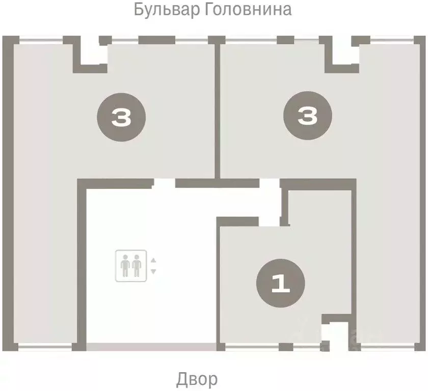 3-к кв. Санкт-Петербург Северный Ветер жилой комплекс (94.04 м) - Фото 1