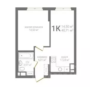 1-к кв. Нижегородская область, Нижний Новгород 2-я Оранжерейная ул., ... - Фото 0