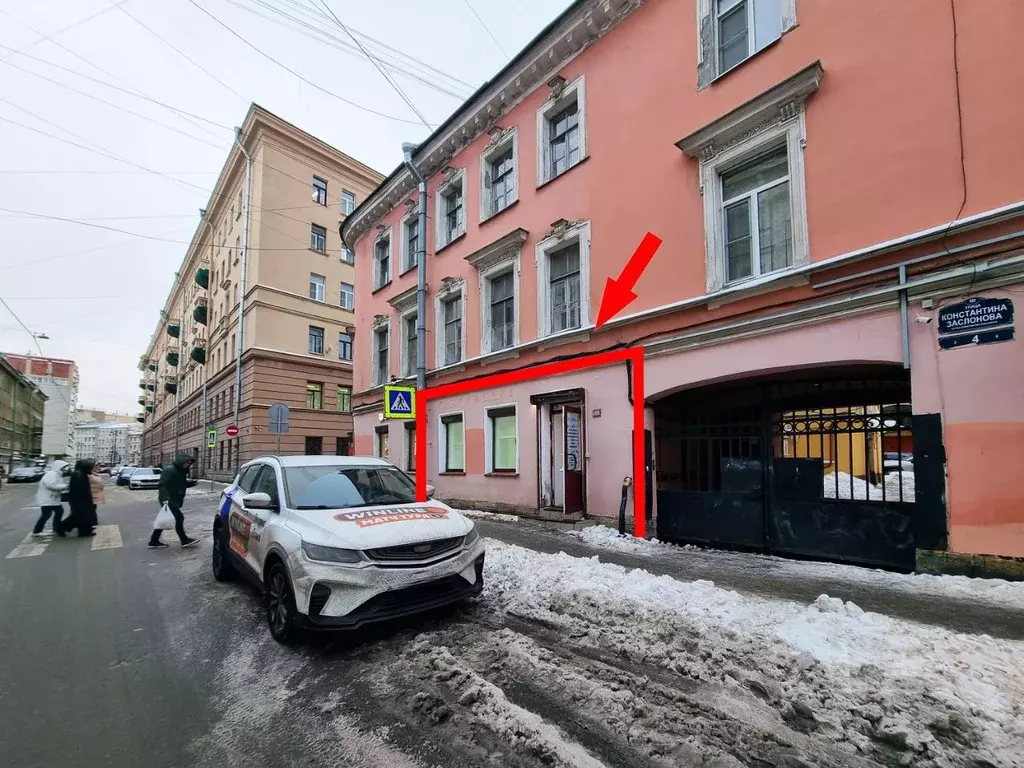 Помещение свободного назначения в Санкт-Петербург ул. Константина ... - Фото 1