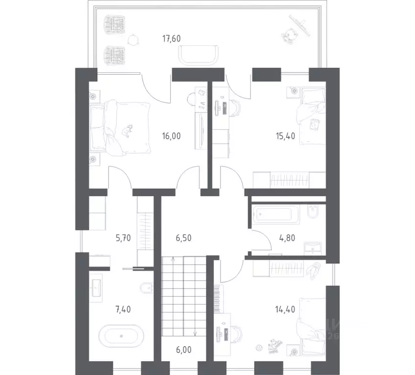 Дом в Тверская область, Калининский муниципальный округ, Порт Эмм ... - Фото 2