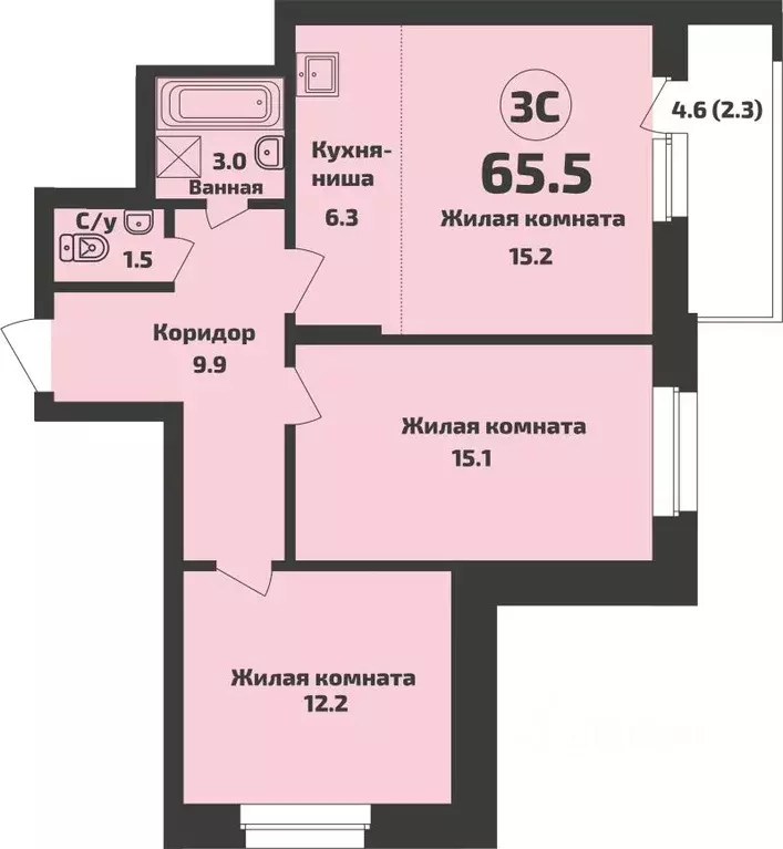 2-к кв. Новосибирская область, Новосибирский район, Станционный ... - Фото 1