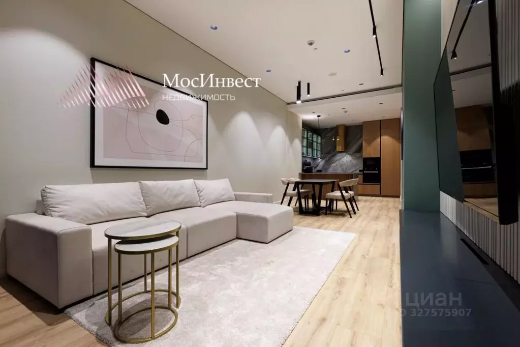 2-к кв. Москва 1-й Красногвардейский проезд, 22с2 (76.7 м) - Фото 1