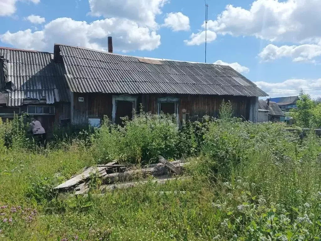 дом в пермский край, октябрьский рп пер. 11-й чкалова (35 м) - Фото 0