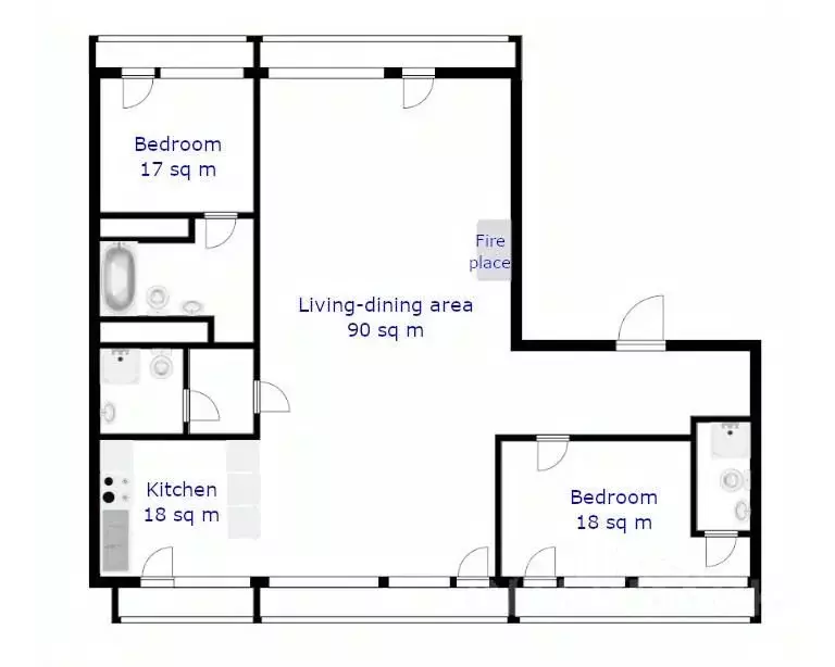 3-к кв. Москва Страстной бул., 10к1 (189.0 м) - Фото 1